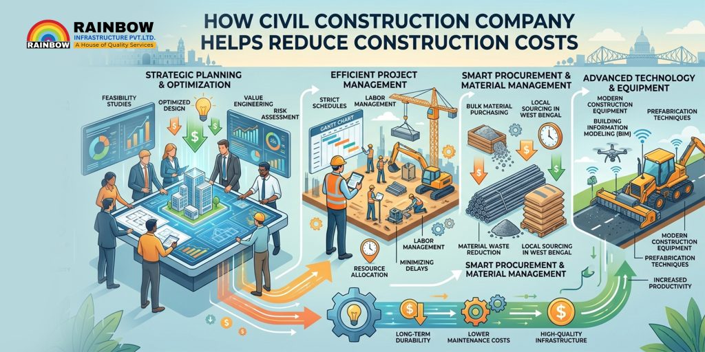 How Civil Construction Company Helps Reduce Construction Costs