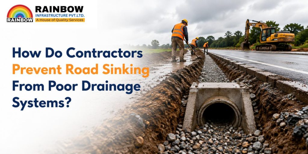 How Do Contractors Prevent Road Sinking From Poor Drainage Systems?